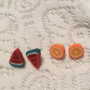 Fruit Stud Earrings
